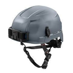 Hard Hats; Hard Hat Style: Short Brim; Adjustment Type: Strap; Application: Construction; Impact Resistant; Material: Polycarbonate; ANSI Type: II; Class Rating: E; Vented: No; Slotted: No; Suspension: 4-Point