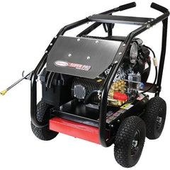 Simpson - Gas, 22.1 hp, 5,000 psi, 5 GPM, Cold Water Pressure Washer - Comet Triplex, 50' x 3/8" Hose - Exact Tool & Supply