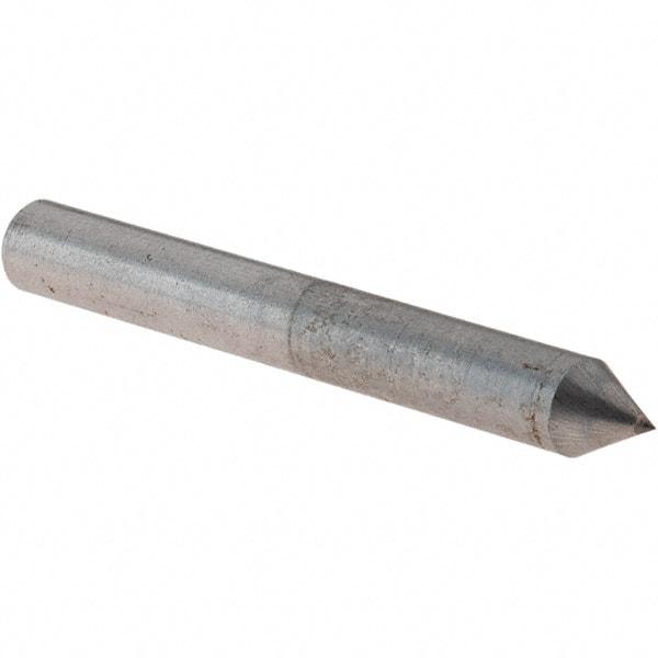 Norton - 1" Long x 3/16" Shank Diam Single Point Diamond Dresser - 60° Included Angle - Exact Tool & Supply