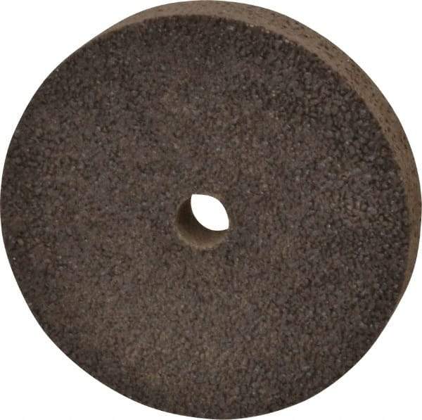 Norton - 3" Diam x 3/8" Hole x 1/2" Thick, R Hardness, 24 Grit Surface Grinding Wheel - Aluminum Oxide, Type 1, Very Coarse Grade, 12,100 Max RPM, Resinoid Bond, No Recess - Exact Tool & Supply