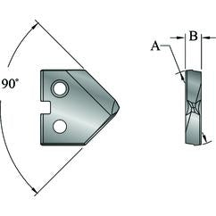 35MM SUP COB TIALN 2 T-A INSERT - Exact Tool & Supply