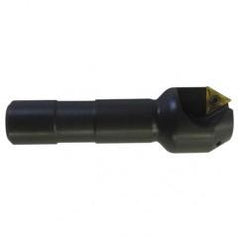 60° Point- 0.212" Min- 0.5" SH- Indexable Countersink & Chamfering Tool - Exact Tool & Supply