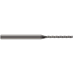 Harvey Tool - 1/16", 3/4" LOC, 1/8" Shank Diam, 2-1/2" OAL, 3 Flute Solid Carbide Square End Mill - Exact Tool & Supply