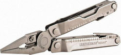 Leatherman - 17 Piece, Multi-Tool Set - Gray, 6-1/4" OAL, 4" Closed Length - Exact Tool & Supply