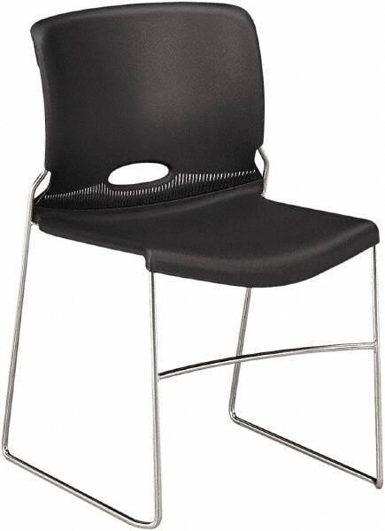 Hon - Polypropylene Lava Stacking Chair - Chrome Frame, 19 Inch Wide x 21 Inch Deep x 29 Inch High - Exact Tool & Supply