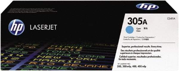 Hewlett-Packard - Cyan Toner Cartridge - Use with HP LaserJet Pro 300 color MFP M375nw, 400 color MFP M475, 400 color M451 - Exact Tool & Supply