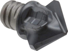 Iscar - MM HDF Grade IC908 Carbide Chamfer Milling Tip Insert - TiAlN Finish, 2 Flutes, 15.7mm Cutting Diam, 14mm Extension - Exact Tool & Supply
