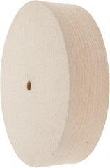 Value Collection - 8" Diam x 2" Thick Unmounted Buffing Wheel - 1 Ply, Polishing Wheel, 1/2" Arbor Hole, Hard Density - Exact Tool & Supply
