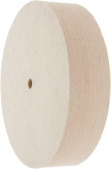 Value Collection - 8" Diam x 2" Thick Unmounted Buffing Wheel - 1 Ply, Polishing Wheel, 1/2" Arbor Hole, Medium Density - Exact Tool & Supply