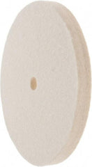 Value Collection - 6" Diam x 1/2" Thick Unmounted Buffing Wheel - 1 Ply, Polishing Wheel, 1/2" Arbor Hole, Soft Density - Exact Tool & Supply