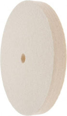 Value Collection - 6" Diam x 3/4" Thick Unmounted Buffing Wheel - 1 Ply, Polishing Wheel, 1/2" Arbor Hole, Soft Density - Exact Tool & Supply