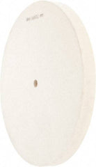 Value Collection - 10" Diam x 3/4" Thick Unmounted Buffing Wheel - 1 Ply, Polishing Wheel, 1/2" Arbor Hole, Hard Density - Exact Tool & Supply