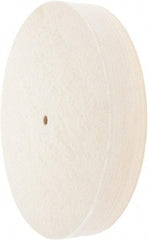 Value Collection - 12" Diam x 2" Thick Unmounted Buffing Wheel - 1 Ply, Polishing Wheel, 1/2" Arbor Hole, Soft Density - Exact Tool & Supply