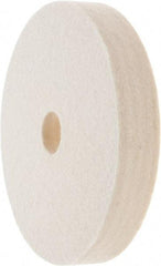 Value Collection - 6" Diam x 1" Thick Unmounted Buffing Wheel - 1 Ply, Polishing Wheel, 1" Arbor Hole, Soft Density - Exact Tool & Supply