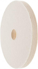 Value Collection - 6" Diam x 1/2" Thick Unmounted Buffing Wheel - 1 Ply, Polishing Wheel, 1" Arbor Hole, Medium Density - Exact Tool & Supply