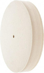Value Collection - 12" Diam x 2" Thick Unmounted Buffing Wheel - 1 Ply, Polishing Wheel, 1/2" Arbor Hole, Medium Density - Exact Tool & Supply