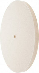 Value Collection - 12" Diam x 3/4" Thick Unmounted Buffing Wheel - 1 Ply, Polishing Wheel, 1/2" Arbor Hole, Soft Density - Exact Tool & Supply