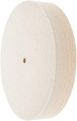 Value Collection - 10" Diam x 2" Thick Unmounted Buffing Wheel - 1 Ply, Polishing Wheel, 1/2" Arbor Hole, Soft Density - Exact Tool & Supply