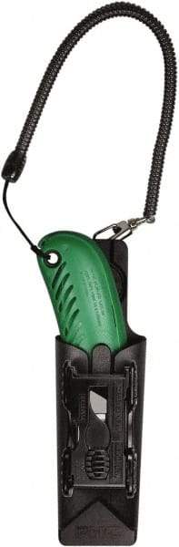 PHC - Retractable Safety Cutter - 6 Blades, Plastic Ergonomic Handle - Exact Tool & Supply