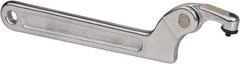 Paramount - 3/4" to 2" Capacity, Adjustable Pin Spanner Wrench - 6-3/8" OAL, 1/8" Hook Pin Height - Exact Tool & Supply