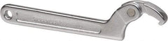 Paramount - 3/4" to 2" Capacity, Adjustable Pin Spanner Wrench - 6-3/8" OAL, 1/8" Hook Pin Height - Exact Tool & Supply
