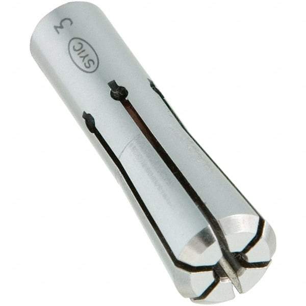Techniks - SlimFIT 6 1/4" Single Angle Collet - 0.0001" TIR, 1.417" OAL, 0.394" Overall Diam - Exact Tool & Supply