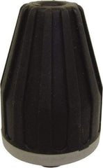 Kranzle - 4,750 psi Rotating, Brass, Ceramic, Plastic & Rubber, Turbo Pressure Washer Nozzle - 1.19mm Orifice Diam, 1/4" Thread, Female, Black & Gray - Exact Tool & Supply