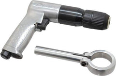 Ingersoll-Rand - 1/2" Reversible Keyless Chuck - Pistol Grip Handle, 500 RPM, 4 CFM, 0.5 hp, 90 psi - Exact Tool & Supply