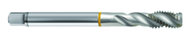 1/2-20 2B 3-Flute Cobalt Yellow Ring Semi-Bottoming 40 degree Spiral Flute Tap-Bright - Exact Tool & Supply