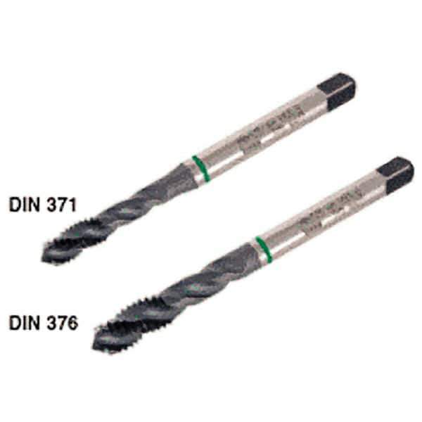 Iscar - M4x0.70 Metric Coarse 6H Spiral Flute Tap - High Speed Steel, 63mm OAL, Right Hand Flute, Right Hand Thread, Series TP5 - Exact Tool & Supply