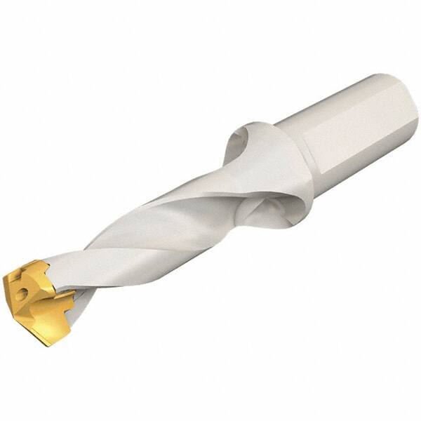 Iscar - 19 to 19.9mm Diam, 3xD, 57mm Max Depth, 25mm Shank Diam, 140.8mm OAL, Replaceable Tip Drill - IDK, IDM, IDN, IDP Insert, 19 Seat Size, DSM Toolholder, Series ChamDrillJet - Exact Tool & Supply