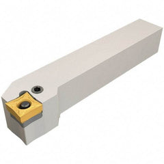 Iscar - PQLC, Right Hand Cut, 20mm Shank Height x 20mm Shank Width, Neutral Rake Indexable Turning Toolholder - 125mm OAL, QCMT Insert Compatibility, Series Isoturn - Exact Tool & Supply