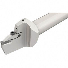 Iscar - 300mm Min Bore Diam, 300mm OAL, 40mm Shank Diam, GHIF Indexable Boring Bar - 40mm Max Bore Depth, GIPA 6.00-3.00 Insert, Clamp Holding Method - Exact Tool & Supply