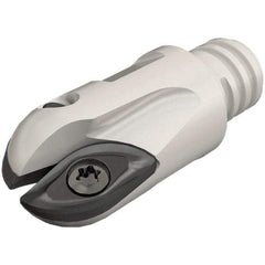 Iscar - 16mm Cut Diam, 12.7mm Max Depth of Cut, 36.8mm OAL, Indexable Ball Nose End Mill - 25mm Head Length, T10 Modular Connection, BCM-MM Toolholder, BCR D160 Insert - Exact Tool & Supply