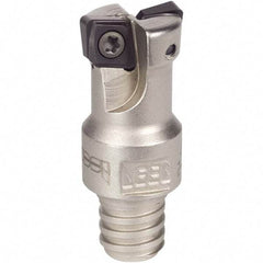 Iscar - 20mm Cutting Diam, 5mm Max Depth of Cut, Modular Connection Indexable Copy End Mill - 3 Inserts, CNHT/MT 07 Insert, E93CN-MM Toolholder - Exact Tool & Supply