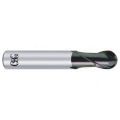3mm x 6mm x 4.5mm x 50mm 2Fl  Ball Carbide End Mill - WXS - Exact Tool & Supply