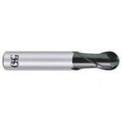 3mm x 6mm x 4.5mm x 50mm 2Fl  Ball Carbide End Mill - WXS - Exact Tool & Supply