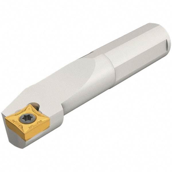 Iscar - 20mm Min Bore Diam, 180mm OAL, 16mm Shank Diam, S-SQLC Indexable Boring Bar - 45mm Max Bore Depth, QCMT 09T3.. Insert, Screw Holding Method - Exact Tool & Supply