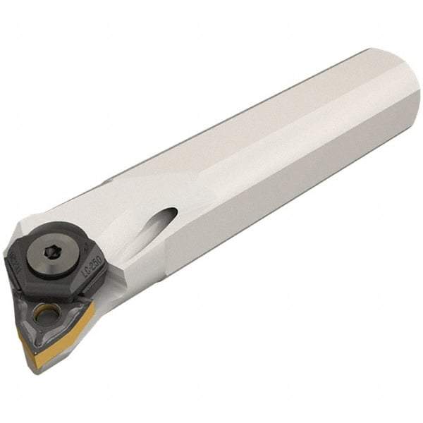 Iscar - 25mm Min Bore Diam, 250mm OAL, 20mm Shank Diam, S-MWLN Indexable Boring Bar - 28mm Max Bore Depth, WN.. 0804.. Insert, Wedge Holding Method - Exact Tool & Supply