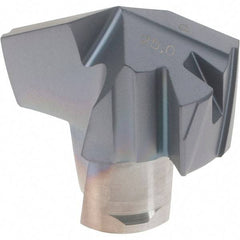 Iscar - Series ICP-2M, 0.984" Diam Grade IC908 140° Replaceable Drill Tip - Carbide, TiAlN Finish, 25 Seat Size, Through Coolant - Exact Tool & Supply