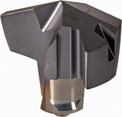 Iscar - Series ICM, 0.921" Diam Grade IC908 140° Replaceable Drill Tip - Carbide, TiAlN Finish, 23 Seat Size, Through Coolant - Exact Tool & Supply