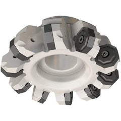 Iscar - 75mm Cut Diam, 22mm Arbor Hole, 5.5mm Max Depth of Cut, 45° Indexable Chamfer & Angle Face Mill - 5 Inserts, ONH.. Insert, Right Hand Cut, 5 Flutes, Series 16Mill - Exact Tool & Supply