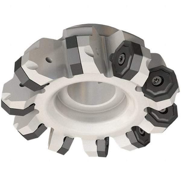 Iscar - 172mm Cut Diam, 40mm Arbor Hole, 5.5mm Max Depth of Cut, 45° Indexable Chamfer & Angle Face Mill - 15 Inserts, ONH.. Insert, Right Hand Cut, 15 Flutes, Series 16Mill - Exact Tool & Supply