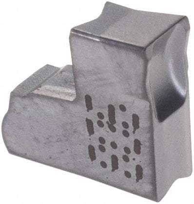 Iscar - TAG M IC908 Grade, 0.12" Cutting Width, Carbide Cutoff Insert - Neutral Lead Angle, 0.0079" Cnr Rad, TiAlN Coated, Single End - Exact Tool & Supply