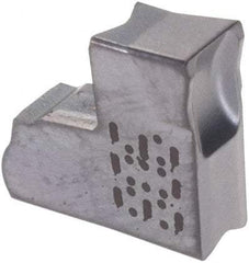 Iscar - TAG M IC908 Grade, 0.12" Cutting Width, Carbide Cutoff Insert - Neutral Lead Angle, 0.0079" Cnr Rad, TiAlN Coated, Single End - Exact Tool & Supply