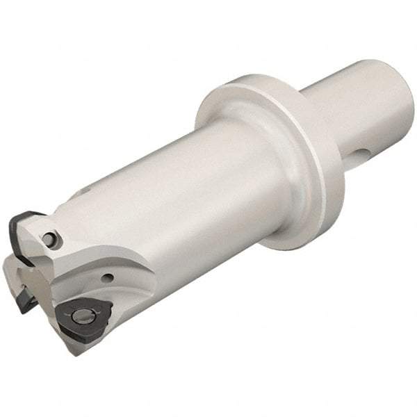 Iscar - 32mm Cut Diam, 0.059" Max Depth, CF4 Modular Connection Indexable High-Feed End Mill - Screw Holding Method, FF WOMT/WOCT, FF WOMW Insert, FF EW-CF Toolholder, Through Coolant - Exact Tool & Supply