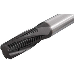 Iscar - 9/16-18 UNEF, UNF, 0.4449" Cutting Diam, 4 Flute, Solid Carbide Helical Flute Thread Mill - Internal Thread, 26.1mm LOC, 84mm OAL, 12mm Shank Diam - Exact Tool & Supply