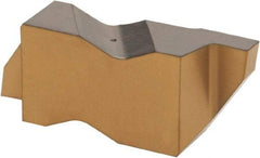 Iscar - 3078ING Grade IC808, 0.078" Cutting Width Carbide Grooving Insert - 3/32" Max Depth of Cut, Right Hand, 0.008" Corner Radius, TiAlN Finish - Exact Tool & Supply