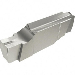 Iscar - 196015GIPI Grade IC808, 1.96mm Cutting Width Carbide Grooving Insert - 2.5mm Max Depth of Cut, Neutral, 0.15mm Corner Radius, TiAlN Finish - Exact Tool & Supply