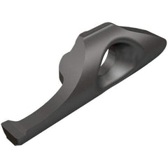 Iscar - 10200100MIFR Grade IC908, 2mm Cutting Width Carbide Grooving Insert - 9mm Max Depth of Cut, Neutral, 1mm Corner Radius, TiAlN Finish - Exact Tool & Supply